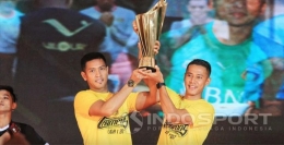 Bhayangkara  FC meraih gelar pertama tahun lalu(dok:Indosport)