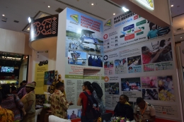Booth PT Freeport Indonesia di ajang FIFest 2018 di Jakarta. (Foto: Amad S)