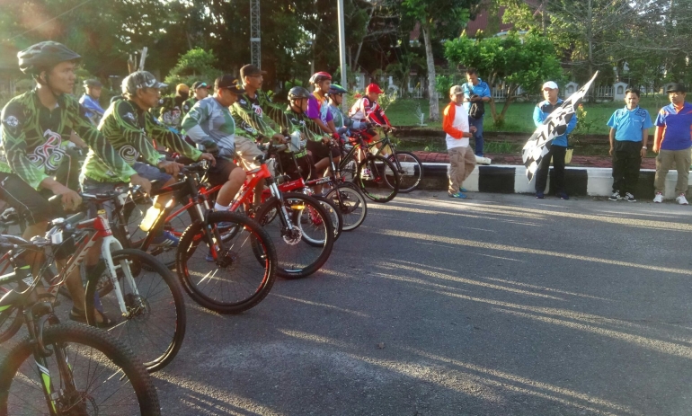 Peserta sepeda santai (dokpri)