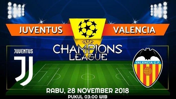 Juventus Vs Valencia Liga Champions - Tribunnews.com