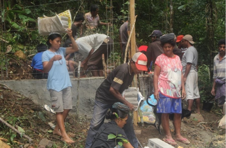 Pembangunan Rumah Pembangkit (Dokumentasi Pribadi)