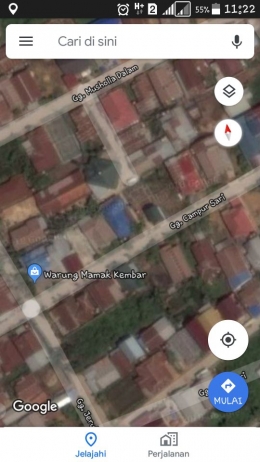 Lokasinya (sumber Google Maps)