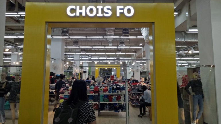 Chois FO Factory Outlet Jakarta di Mangga Dua Square [Foto: Dok Pri]