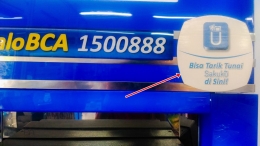 Kalau ada tanda ini pada mesin ATM BCA, berarti bisa digunakan tarik tunai tanpa kartu.