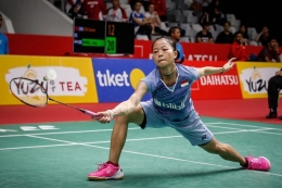 Tunggal putri Indonesia, Fitriani, terhenti di perempat final Korea Masters 2018/Foto: Kompas Bola