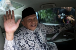 Mantan Ketua Umum PP Muhammadiyah Amien Rais. Foto: KOMPAS.com/Garry Andrew Lotulung