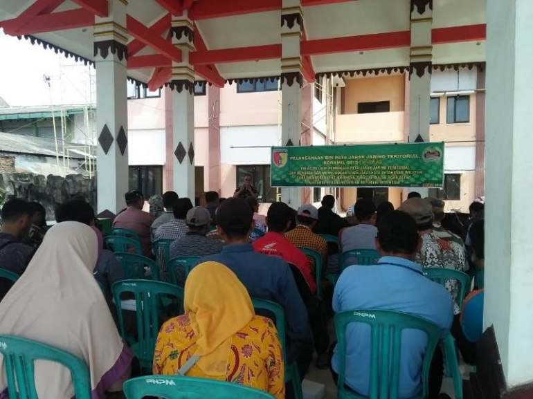 Suasana Pertemuan Mitra Karib Di Pendopo Kantor Kecamatan Kemlagi