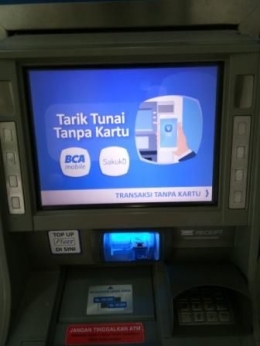 ATM BCA Yang Siap Melayani Tarik Tunai Cardless I Dokpri