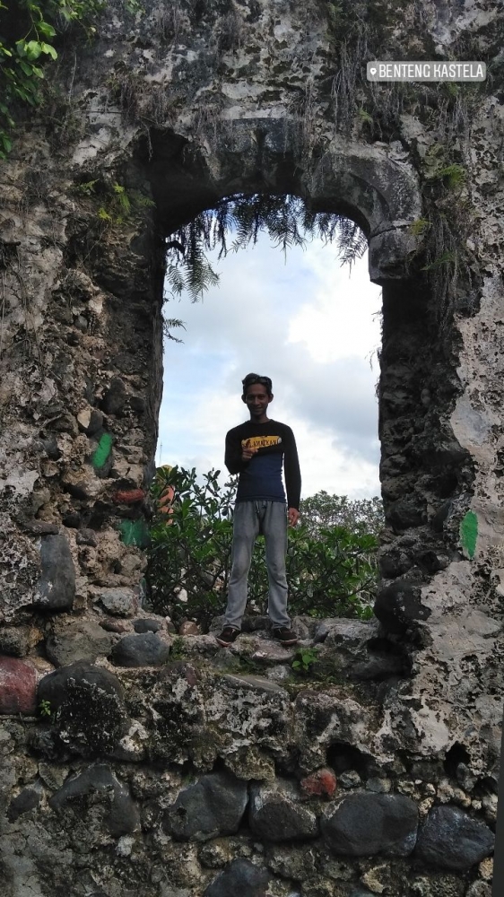 Benteng Kastela; benteng pertama yang portugis bangun di tanah Ternate. dokpri
