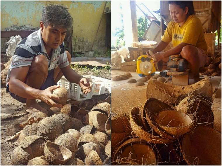 Kreasi Limbah Kelapa  yang  Menghidupi dari Purbalingga  