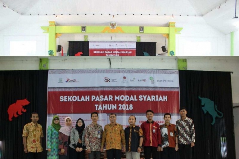 Para narasumber Sekolah Pasar Modal Syariah (SPMS) di IAIN Surakarta Solo (Foto: Dok. Pribadi)