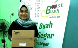 Listyowati Wijayanti , Owner dan Founder Toko buah online Putra Asih- dokpri
