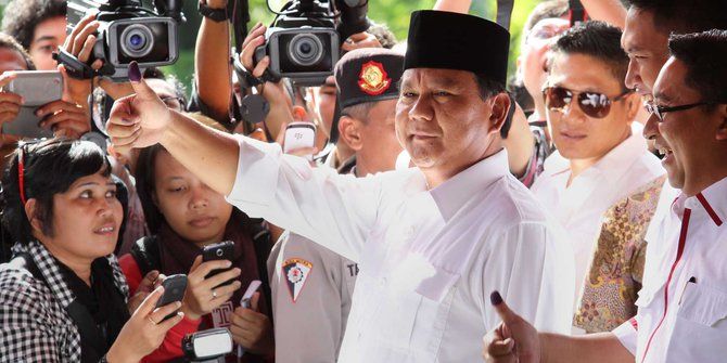 Prabowo masih memiliki masalah dalam membangun hubungan dengan media yang sejatinya corong penting untuknya berburu istana - Foto: Merdeka.com
