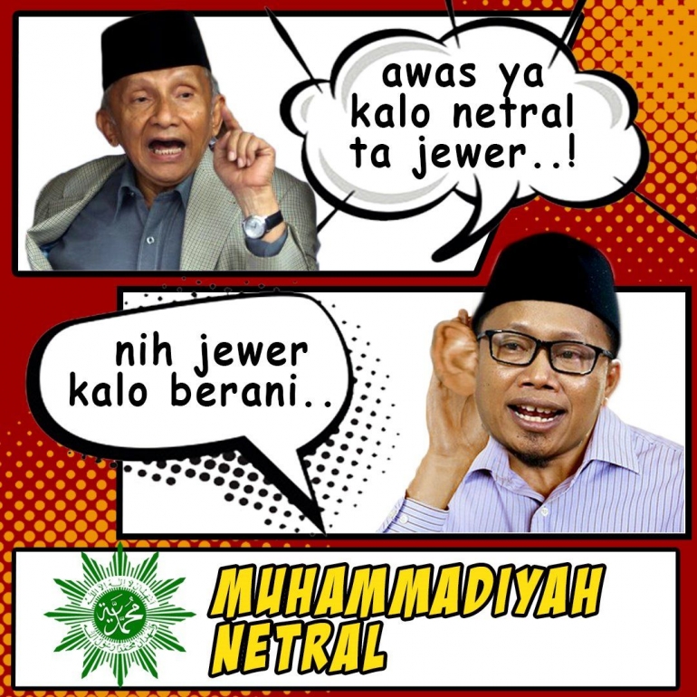 Muhammadiyah Netral (Meme Dok. Pribadi)