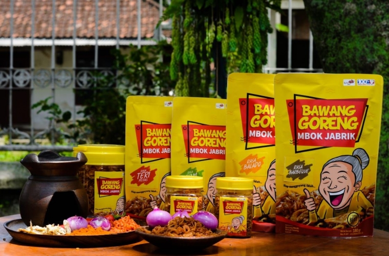 Aneka varian Bawang Goreng Mbok Jabrik (foto: dokumentasi Mbok Jabrik)