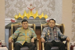 Duta Besar RI(kiri) Dan Gubernur Lampung(kanan)