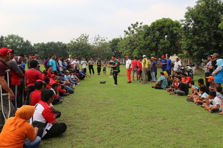 Sosialisasi Cabang Olahraga Lawn Bowls bagi Peserta Pekan Paralympic Provinsi Jawa Timur Tahun 2018/dokpri