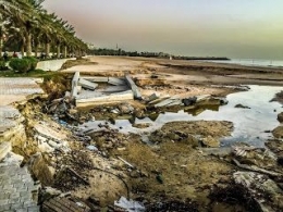 Pantai Fahaheel Yang Hancur Diterjang Banjir 15 Nov 2018  dok pribadi