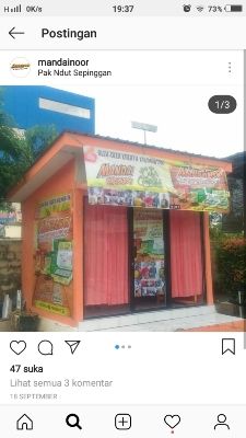 Media Sosial Menjadi Sarana Empuk Memasarkan Mandai-Crispy I Screenshot IG Mandainoor