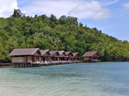 Doberai Private Island Eco Resort, Pulau Urai - Raja Ampat. Sumber: Dok. Pribadi