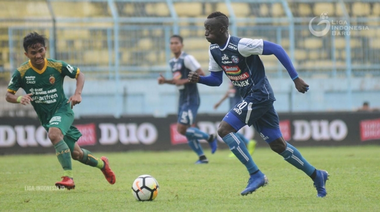 Makan Konate mengirim mantan tim ke Liga 2. Foto: liga-indonesia.id