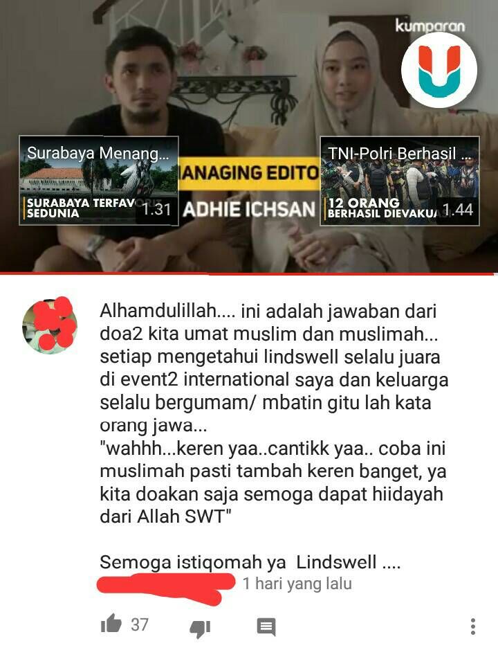 Salah satu komentar masyarakat-net. (Youtube.com/kumparan)