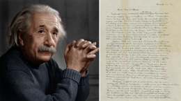 Einstein dan god letter nya. Photo: starofmysore.com