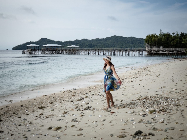 Pesisir Pantai Pulau Urai yang Indah. Sumber: Dok. Pribadi