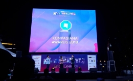 Suasana Kompasiana Award 2018 di Lippo Mall Kemang Jakarta, tanggal 8 Desember 2018. (Dokpri).