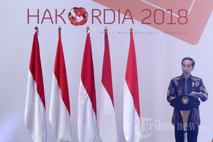 Jokowi di Hakordia (Credit: Tribunnews.com)
