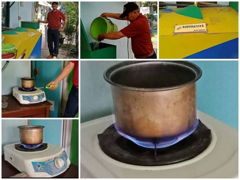 proses sampah menjadi biogas (dok. Maria G Soemitro)