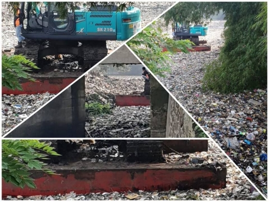 sampah di sungai Citarum Desember 2018 (dok. BJBS)