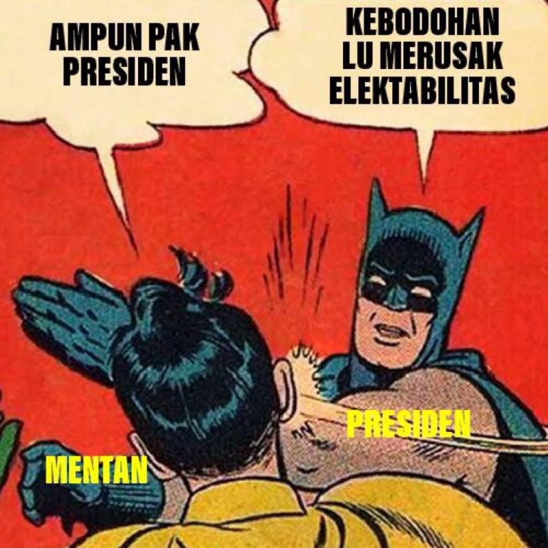 tampar (meme Batman olahan pribadi)