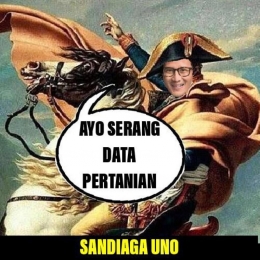 Uno Bonaparte (meme olahan pribadi) Sumber berita (https://www.republika.co.id)