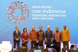 Deskripsi : Presiden Republik Indonesia, Joko Widodo, menyampaikan pentingnya ekonomi digital I Sumber Foto : Bank Indonesia