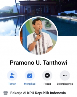 Akun FB Pramono https://www.facebook.com/pramonoubaid.tanthowi