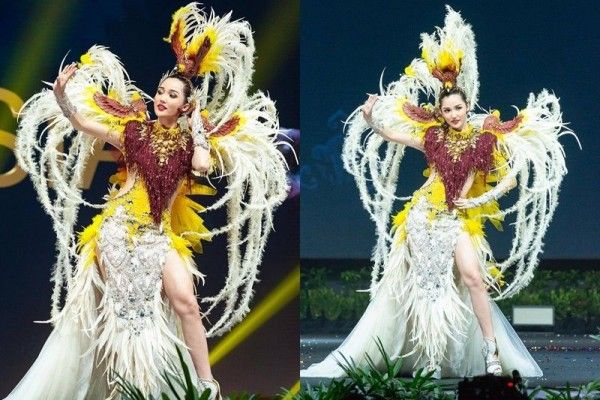 Penampilan Sonia Fergina pada Miss Universe 2018 di Thailand. Sumber gambar IDN Times