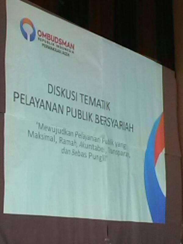 Diskusi tentang Pelayanan Publik Syariah (dok. pribadi)