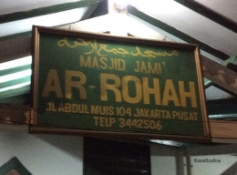 Masjid Jami AR-ROHAH (Foto : @kaekaha)