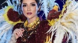 Sonia Fergina Citra membawakan kostum bertema Cendrawasih di Miss Universe 2018| SUmber: Instagram Sonia Fergina Citra @soniafergina