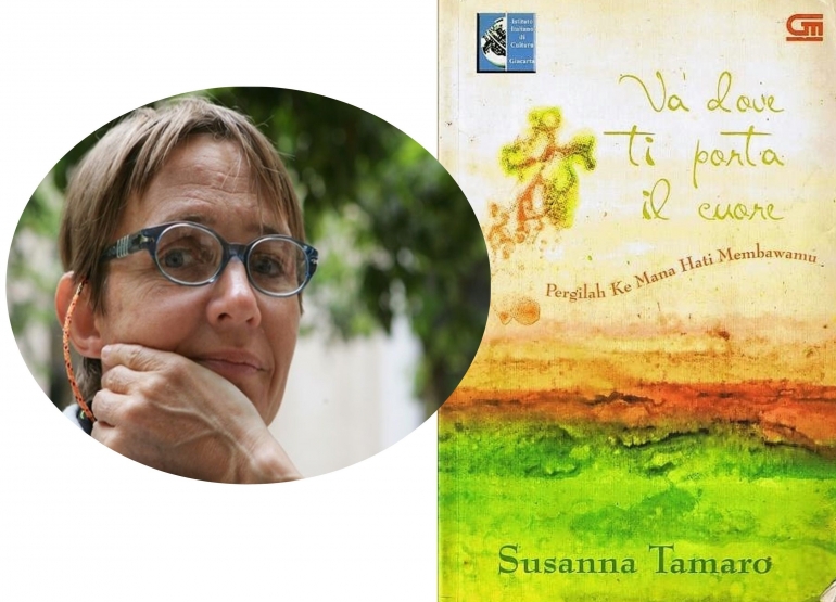 Susanna Tamaro dan karyanya yang diterjemahkan oleh A. Sudiarja, SJ berjudul (Dokpri)