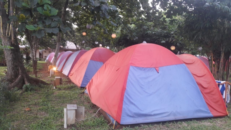 Tenda di Tanjung Lesung/foto dokpri