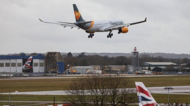 Bandara Gatwick Inggris lumpuh 36 jam akibat 