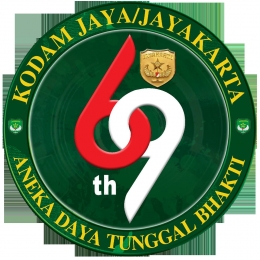 Logo hut kodam jaya ke-69