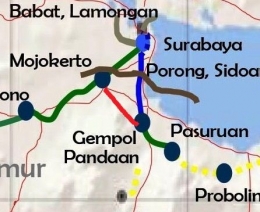 By Pass Tol Trans Jawa (garis merah)