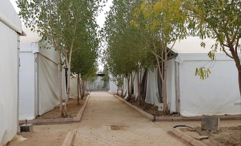 Kondisi tenda jemaah haji di Arafah | dokumen pribadi