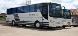 Bus Damri melayani antar kota antar provinsi (ft. dok Damri)