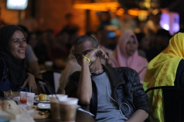 Reaksi penonton dalam acara #Indroduction (Foto: Stand-up Indo Bogor/@fikriip21)