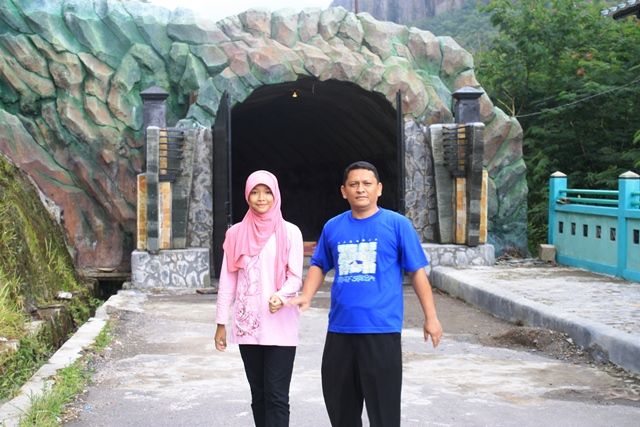 Mulut terowongan Ke Kawah kelud sebelum letusan | dokpri