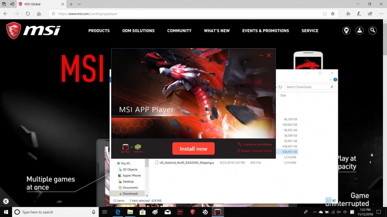 MSI APP Player dokpri